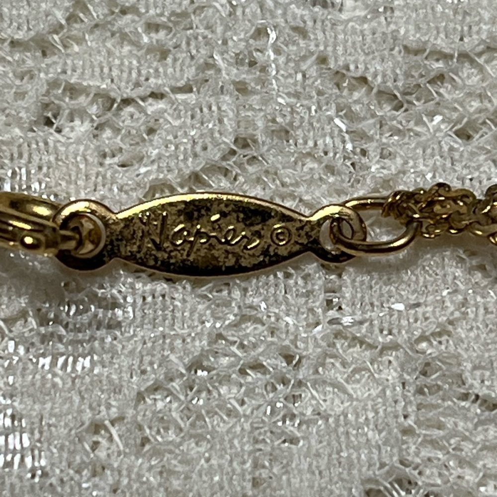 Napier/vintage, pearl and gold tone necklace 22” - Picture 2 of 3
